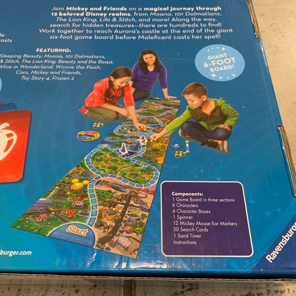 New Disney Eye Found It! Hidden Picture Board Game Ravensburger 6 FT Giant Board - Picture 5 of 6